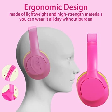 POWMEE Kids Headphones - Comfortable, Durable & Stylish