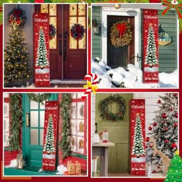 SmoothNovelty Christmas Porch Sign 47'' Wooden Decoration
