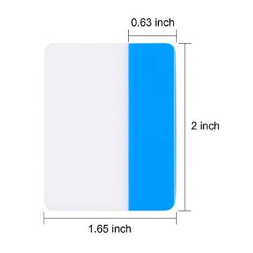 400 Pieces Tabs 2 Inch Sticky Index Tabs, Writable and Repositionable File Tabs Flags for Pages or B...