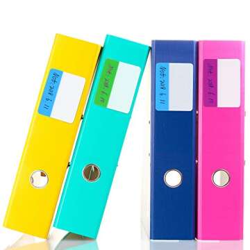 400 Pieces Tabs 2 Inch Sticky Index Tabs, Writable and Repositionable File Tabs Flags for Pages or Book Markers, Reading Notes, Classify Files, 20 Sets 10 Colors (400 Pieces Style A)