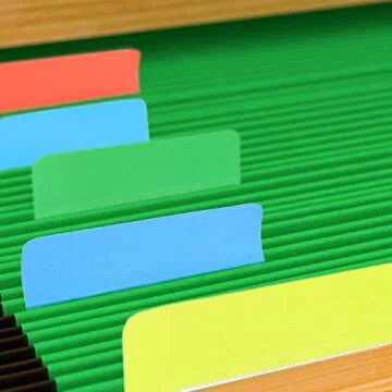 400 Pieces Tabs 2 Inch Sticky Index Tabs, Writable and Repositionable File Tabs Flags for Pages or Book Markers, Reading Notes, Classify Files, 20 Sets 10 Colors (400 Pieces Style A)