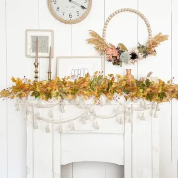 Fall Maple Leaf Garland for Home and Party Decor