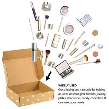 Durable 25 Pack Brown Shipping Boxes for Easy Packaging