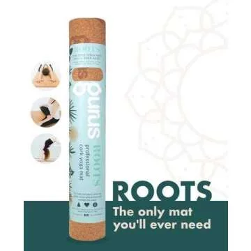 GURUS Sweat Proof Durable Cork Yoga Mat Thick Non Slip Exercise Mat for Home Workout (Cork Yoga Mat)