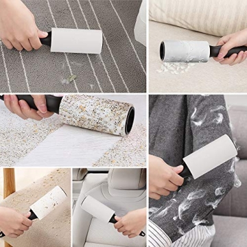 480 Sheet Extra Sticky Lint Roller for Pet Hair Removal