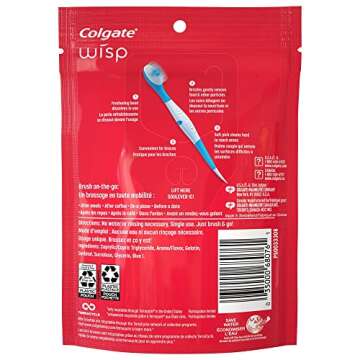 Colgate Wisp Portable Mini-Brush Max Fresh, Peppermint, 2 Pack (24 Count)