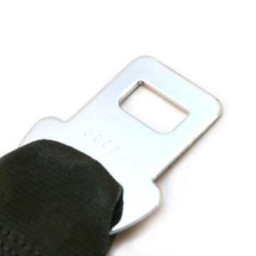 Adjustable Airplane Seat Belt Extender with Carry Case - Fits All of Airlines Except Southwest - E4 Safety Certified