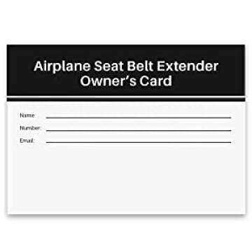 Adjustable Airplane Seat Belt Extender with Carry Case - Fits All of Airlines Except Southwest - E4 Safety Certified