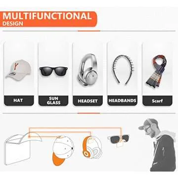 CANRAY Hat Hooks - Adhesive Hat Rack for Caps 10-Pack