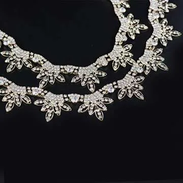 Jerler Rhinestone Trim for Wedding and Event Decor