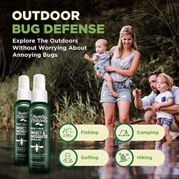 Deet-Free Insect Repellent Pack of 2 (4 oz) - Natural and Safe