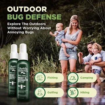 Deet-Free Insect Repellent Pack of 2 (4 oz) - Natural and Safe