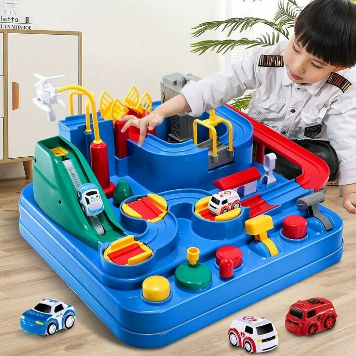 Kids' Car Track Toys: Fun Puzzle Rail Sets for All