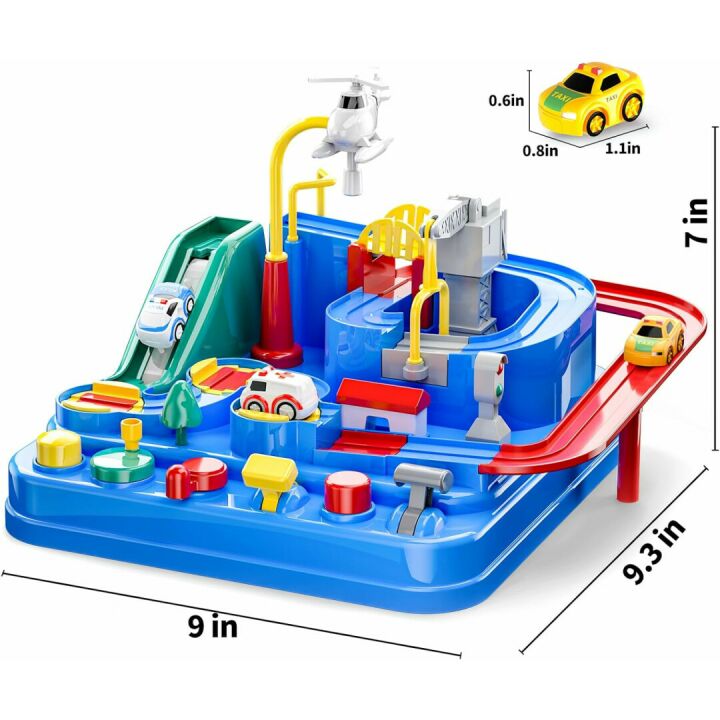 Kids' Car Track Toys: Fun Puzzle Rail Sets for All