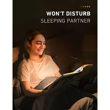 Portable LED Book Light with Adjustable Brightness and Color