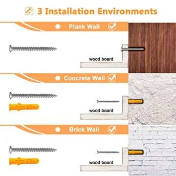 FANGSUN Wall Mount Hair Tool Organizer for All Hair Tools