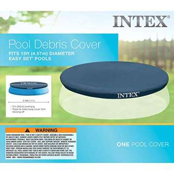 INTEX 28023E Pool Cover for 15ft Round Pools