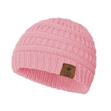 Zando Baby Beanies for Girls - Warm Knit Winter Caps