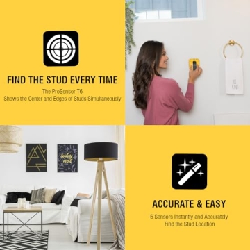 Franklin ProSensor T6 Stud Finder for Accurate Wall Scanning