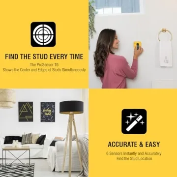 Franklin ProSensor T6 Stud Finder for Accurate Wall Scanning