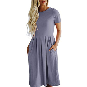 PAPOSON Women Summer Swing Dress - Stylish & Versatile