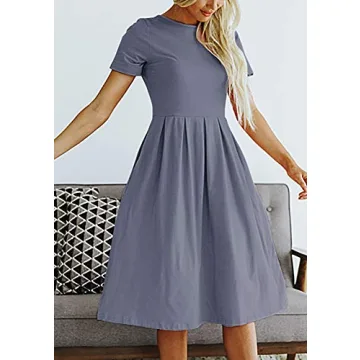 PAPOSON Women Summer Swing Dress - Stylish & Versatile