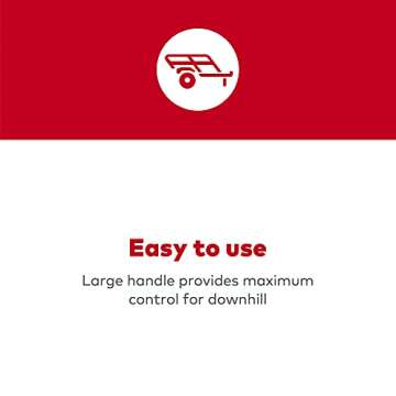 Yakima EXO WarriorWheels Sturdy Heavy Duty Cargo Basket Cart Kit Connects to the EXO GearWarrior Roll up to 110 Pounds with Easy to Grab Handle, Black