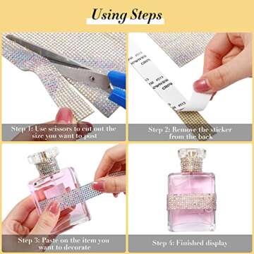 Bling Rhinestone Crystal Sheet - 81000 Pieces for DIY Projects