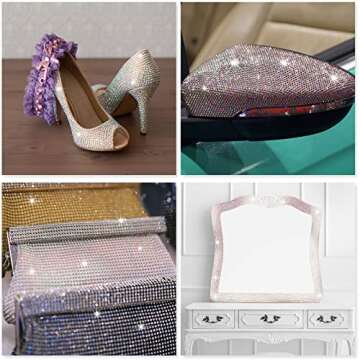 Bling Rhinestone Crystal Sheet - 81000 Pieces for DIY Projects