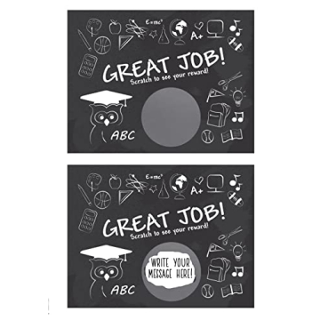 My Scratch Offs Reward Cards for Kids 50 Pack Classroom Fun