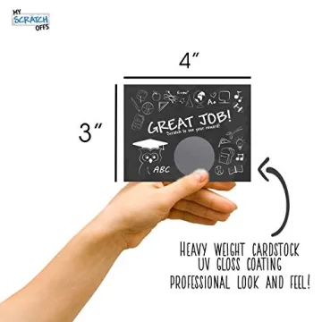 My Scratch Offs Reward Cards for Kids 50 Pack Classroom Fun