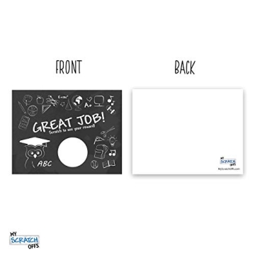 My Scratch Offs Reward Cards for Kids 50 Pack Classroom Fun