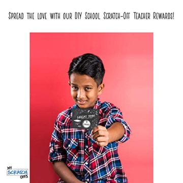 My Scratch Offs Reward Cards for Kids 50 Pack Classroom Fun