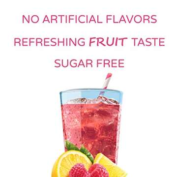 Crystal Light Raspberry Lemonade Drink Mix - Low Calorie Refreshment