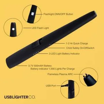 MOTLI Electric Arc Lighter - USB Rechargeable & Safe