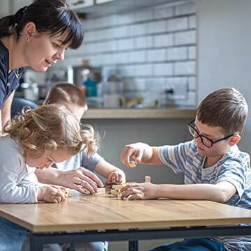 Wooden Craft Cubes 3/4 inch for DIY Projects (110PCS)