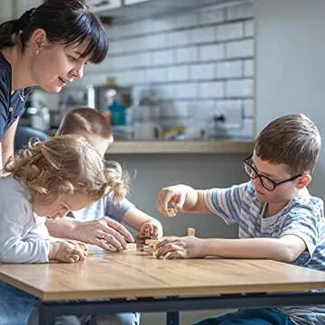 Wooden Craft Cubes 3/4 inch for DIY Projects (110PCS)