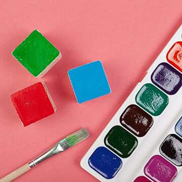 Wooden Craft Cubes 3/4 inch for DIY Projects (110PCS)