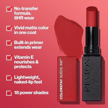 REVLON ColorStay Suede Ink Lipstick: Long-Lasting Beauty