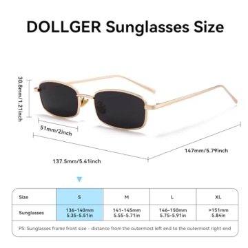 Dollger Retro Sunglasses for Men and Women - Chic & Stylish