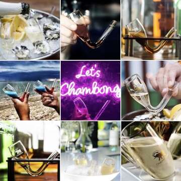 Chambong Mini Champagne Flutes - Elegant Party Favorites