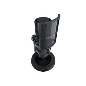 Cougar Screamer-X Microphone - Black, Versatile Audio Solution for Creators