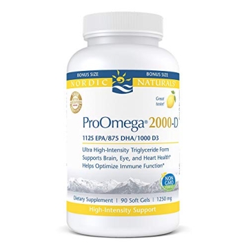 Nordic Naturals ProOmega 2000-D with Vitamin D3 - 90 Soft Gels