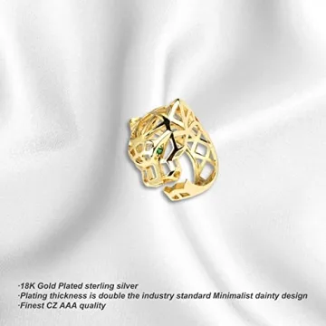Stunning Z NEWDECO Gold Plated Ring with Cubic Zirconia