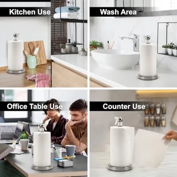 Everyday Solutions Paper Towel Holder with Hidden Spray Bottle