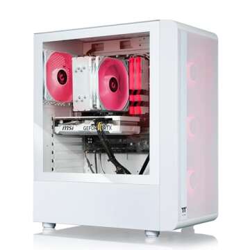Thermaltake LCGS Quartz i460 R4 Gaming Desktop with RTX 4060
