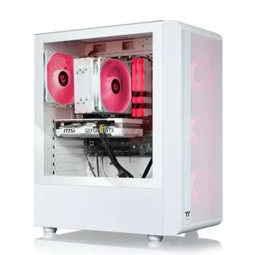 Thermaltake LCGS Quartz i460 R4 Gaming Desktop with RTX 4060