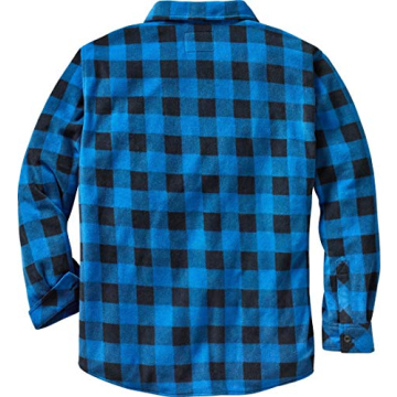 Legendary Whitetails Men's Fleece Button Up Shirt in Blue