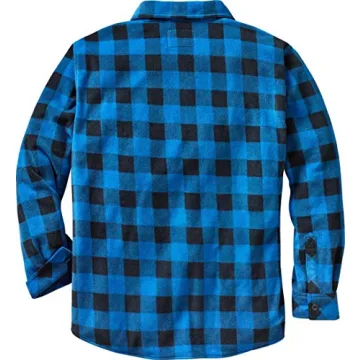 Legendary Whitetails Men's Fleece Button Up Shirt in Blue