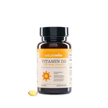 NatureWise Vitamin D3 5000iu - Immune & Muscle Support Supplement, 360 Count